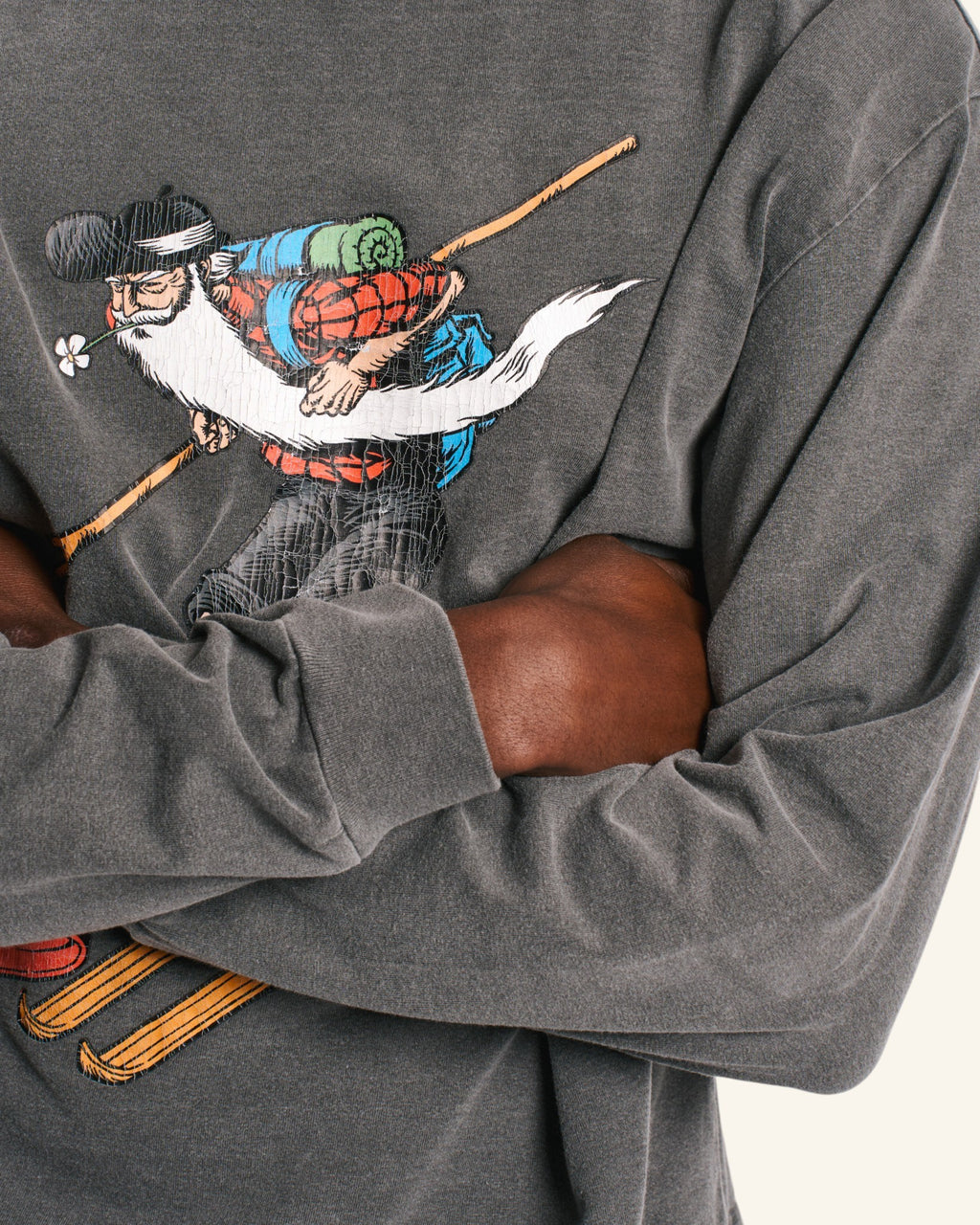 Skieur T-Shirt - Washed Black
