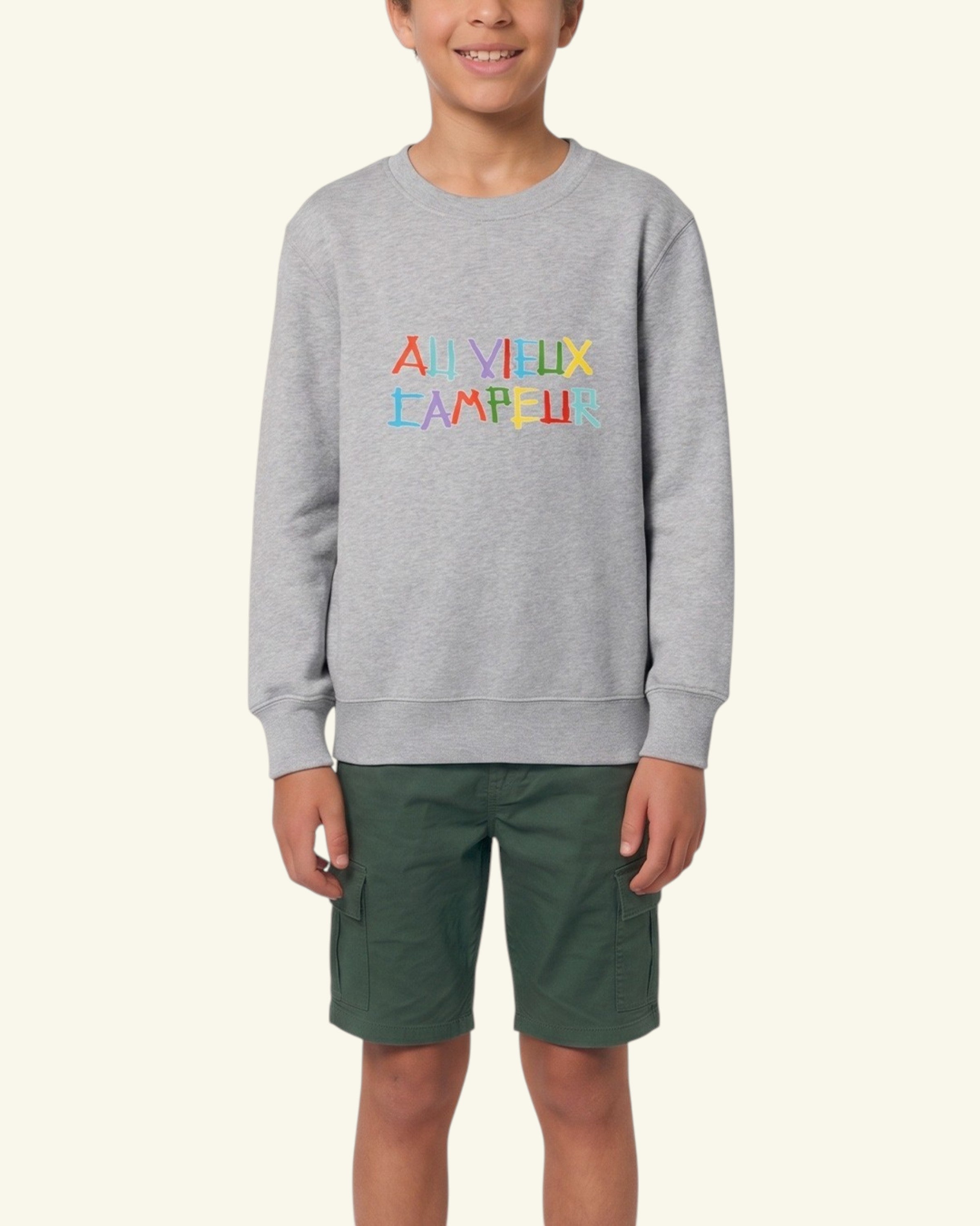 Sweat Kids Au Vieux Campeur - Gris