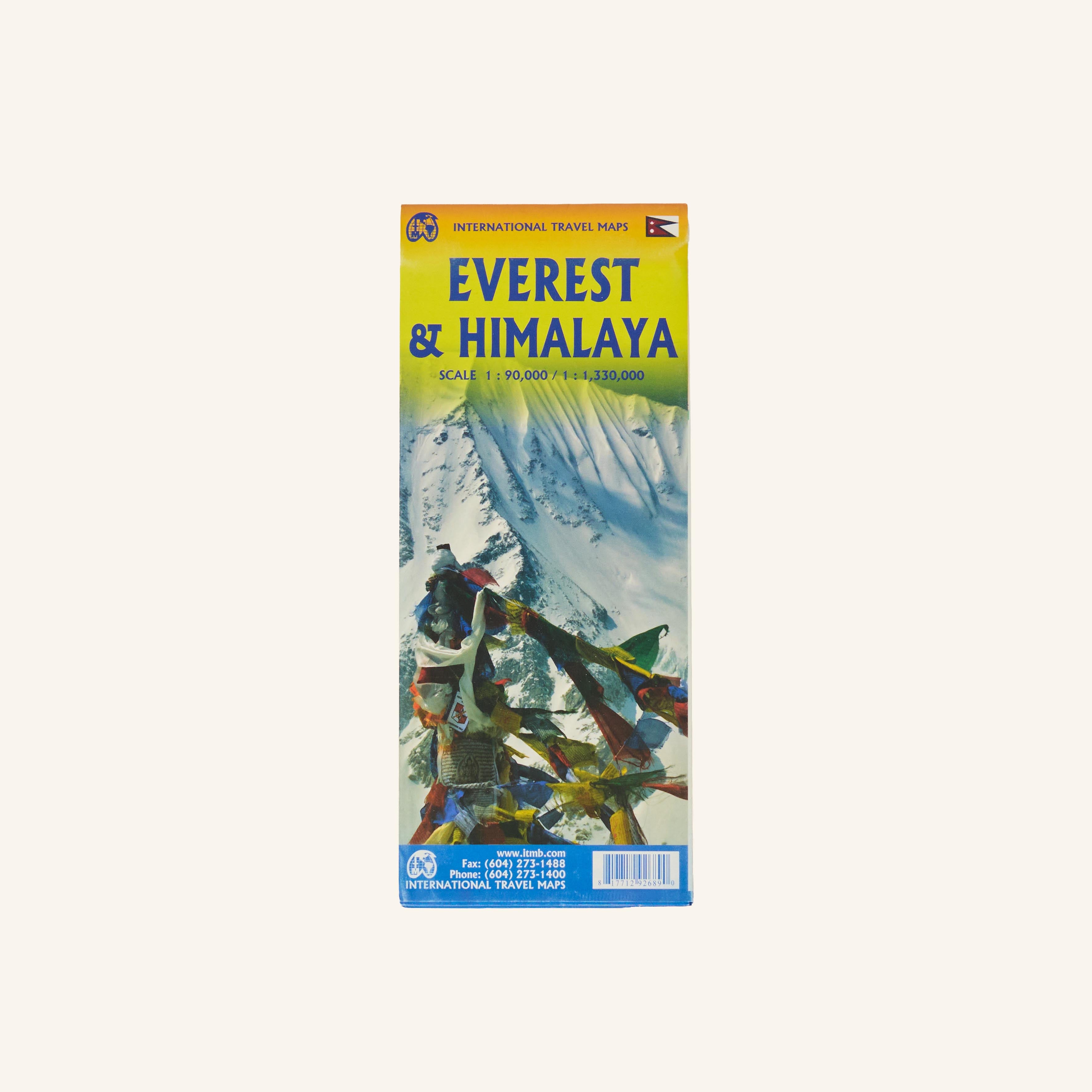 Map - Everest & Himalayas