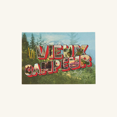 Postcard - Au Vieux Campeur
