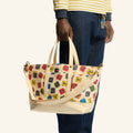 Blason Après-Ski Tote Bag - White Multi