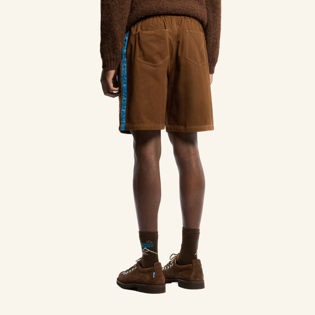 Short Bicolore Etienne - Chocolat