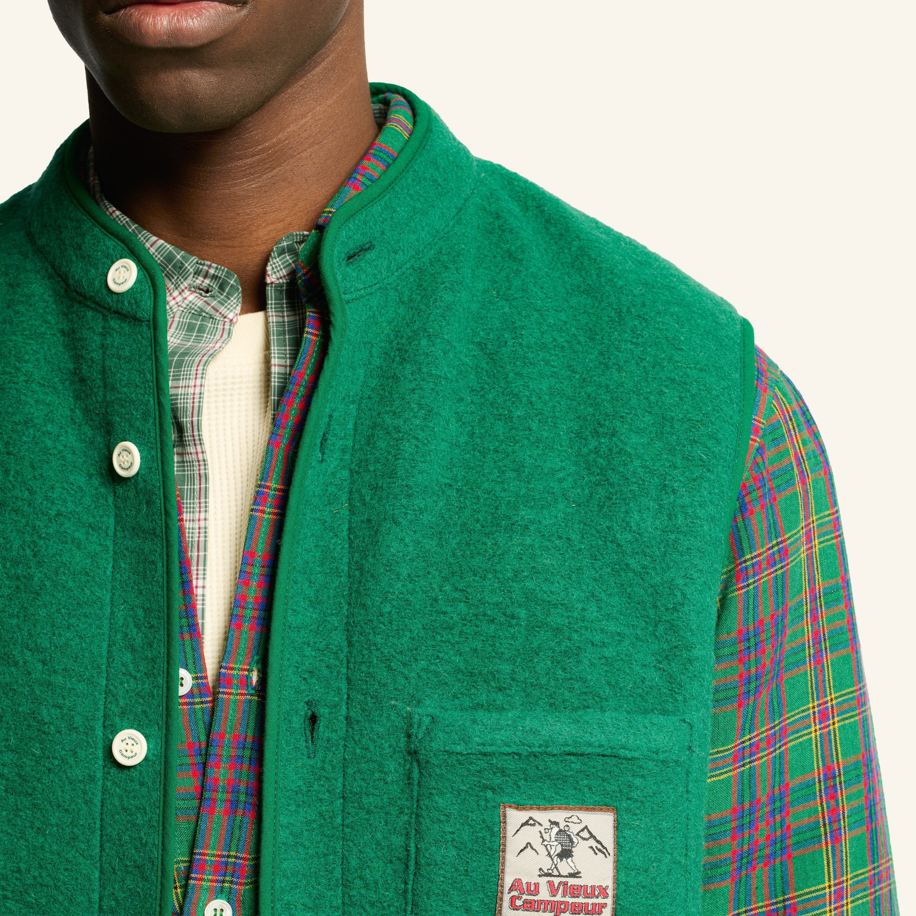 Sleeveless vest - Forest Green