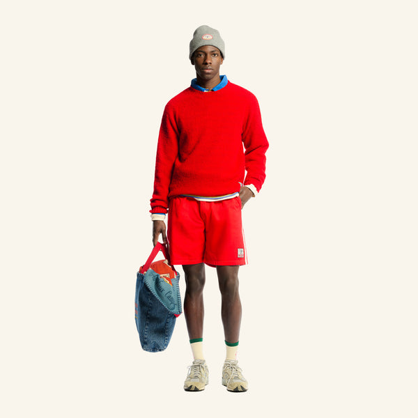 Short Bicolore Etienne - Rouge