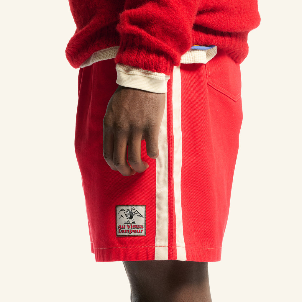 Short Bicolore Etienne - Rouge