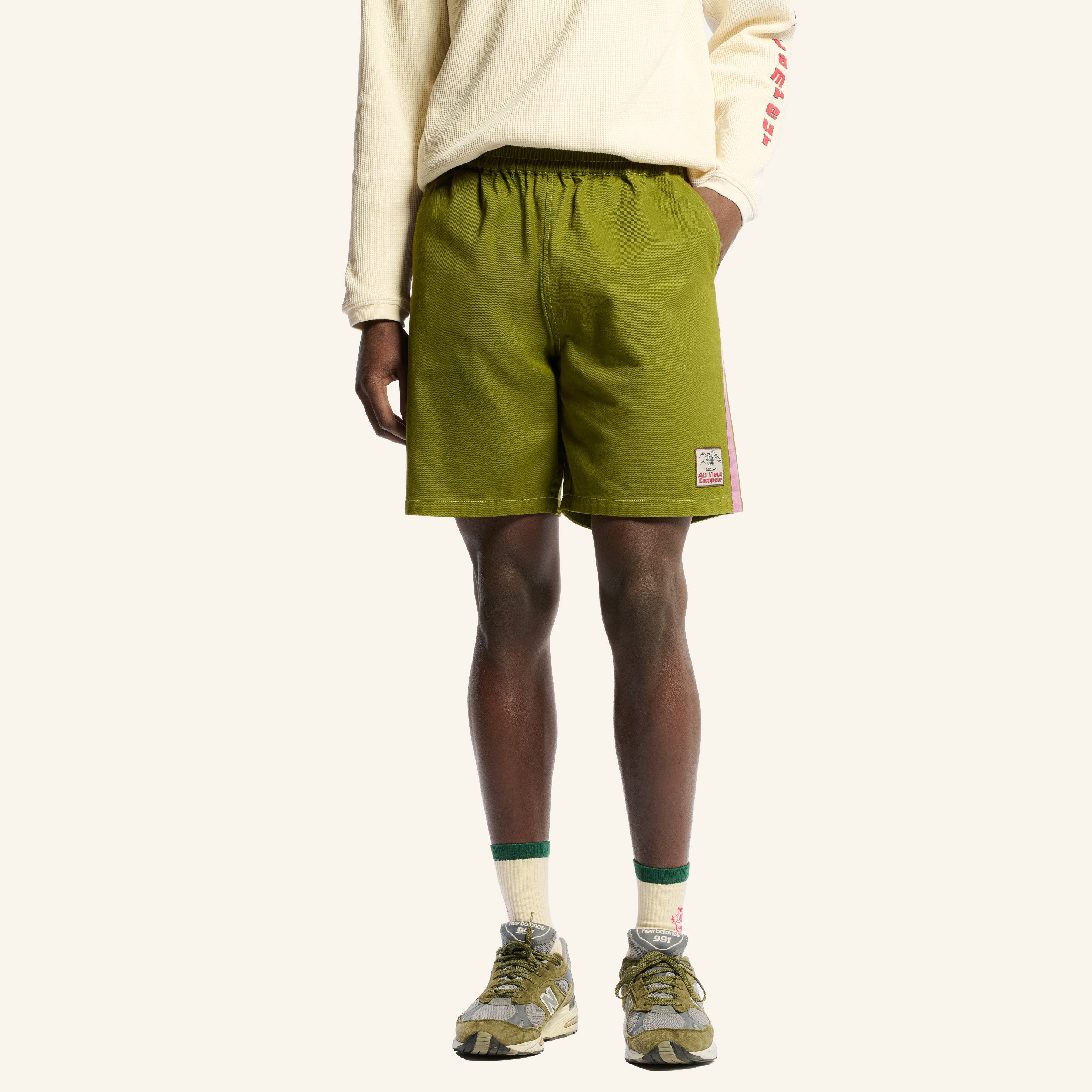 Short Bicolore Etienne - Kaki