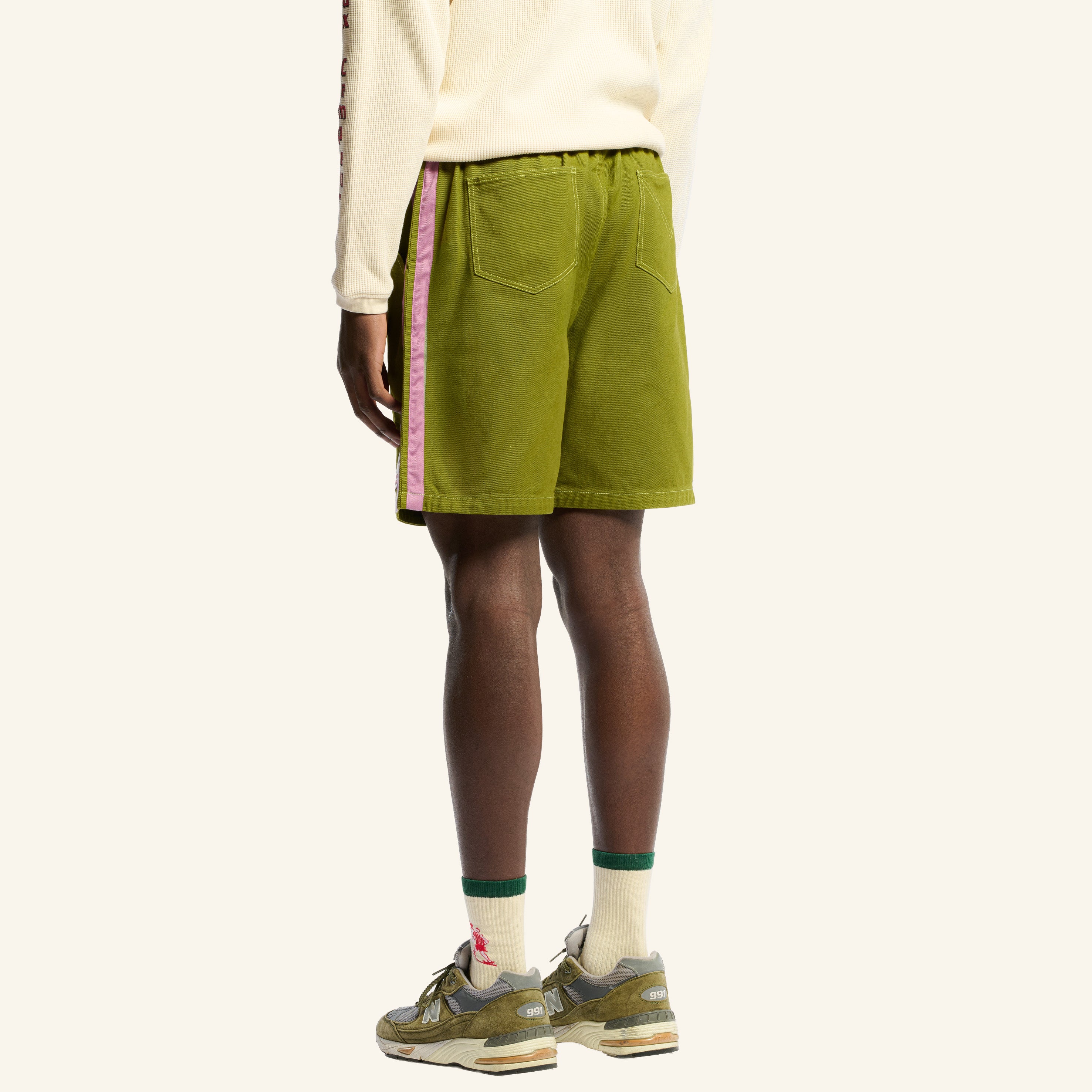 Short Bicolore Etienne - Kaki