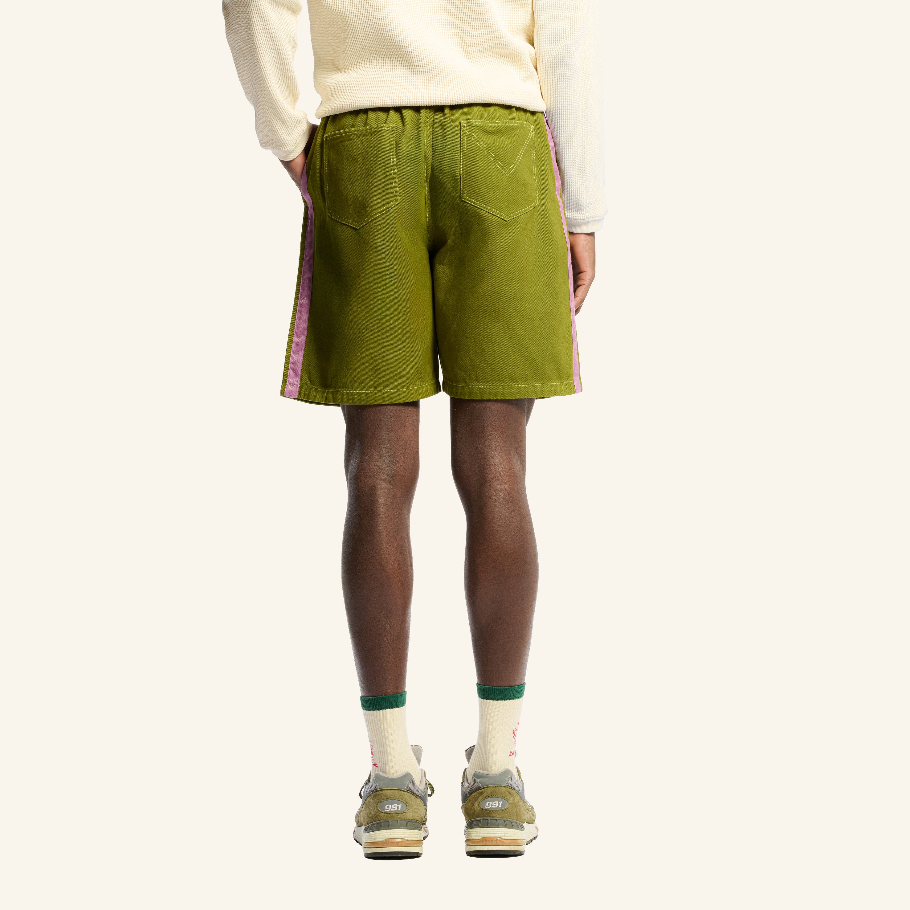 Short Bicolore Etienne - Kaki
