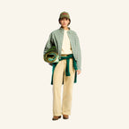 Veste à carreaux Claude - Vert & Blanc