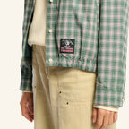 Veste à carreaux Claude - Vert & Blanc