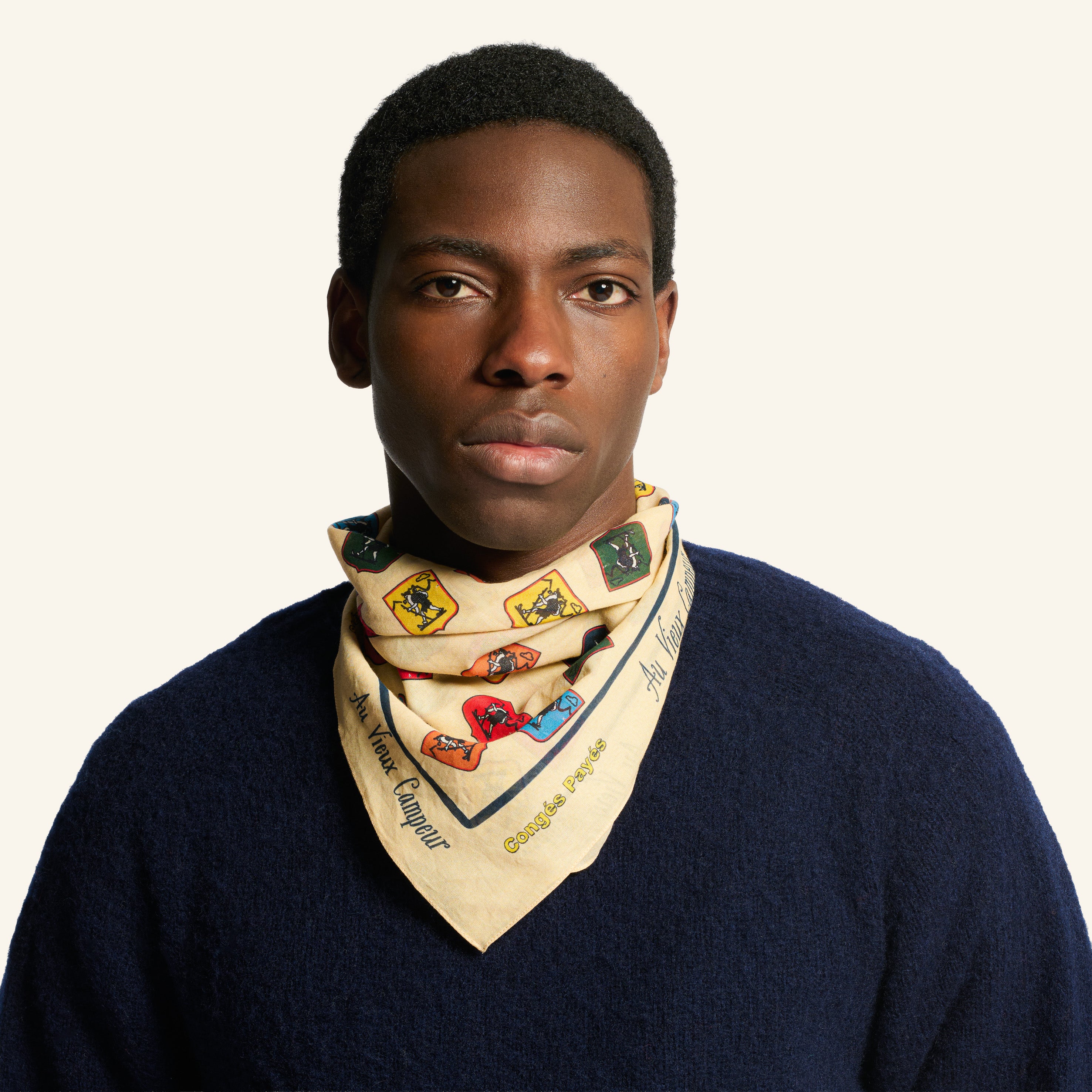 Bandana Domi - Blanc Multi