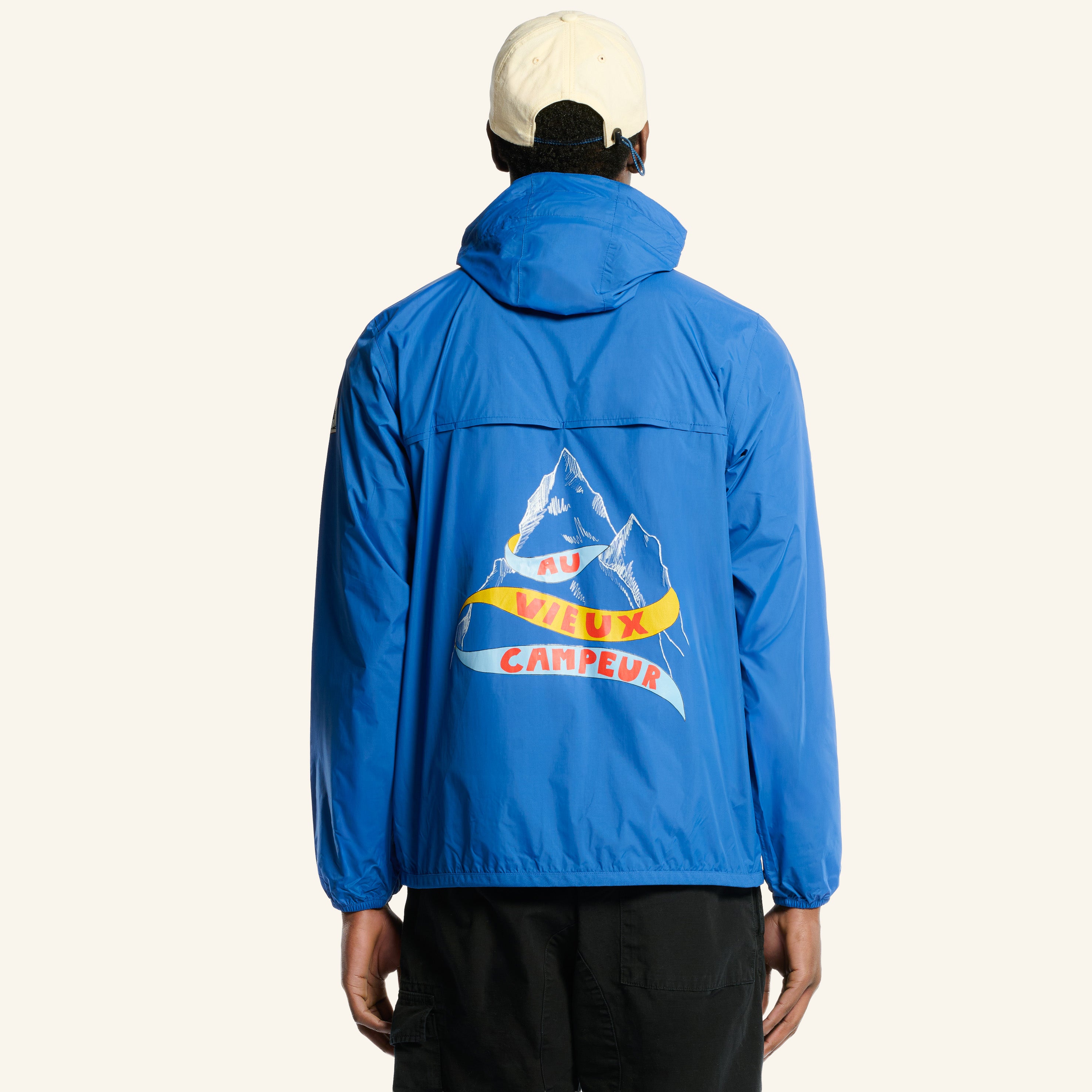 Au Vieux Campeur x K-way - Claude 4.0 Jacket - Blue
