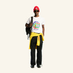 T-shirt Manches Courtes Couverture 1968 - Blanc