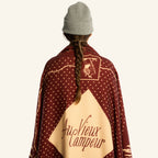 Wool blanket Au Vieux Campeur -OG logo