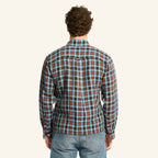 Elmer Plaid Shirt - Blue Brown & Pink