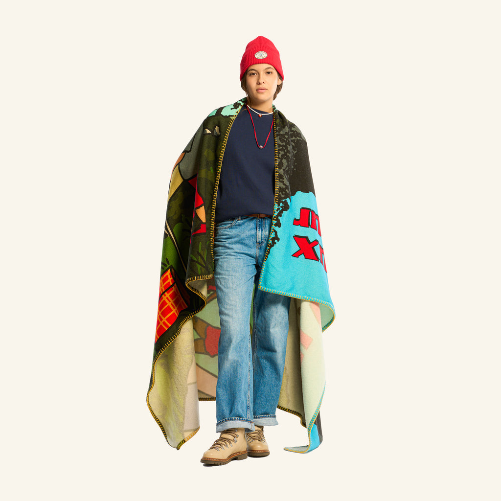 Plaid en Laine - Camping