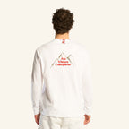 Au Vieux Campeur - T-shirt Manches Longues Grimpeur - Blanc imprimé