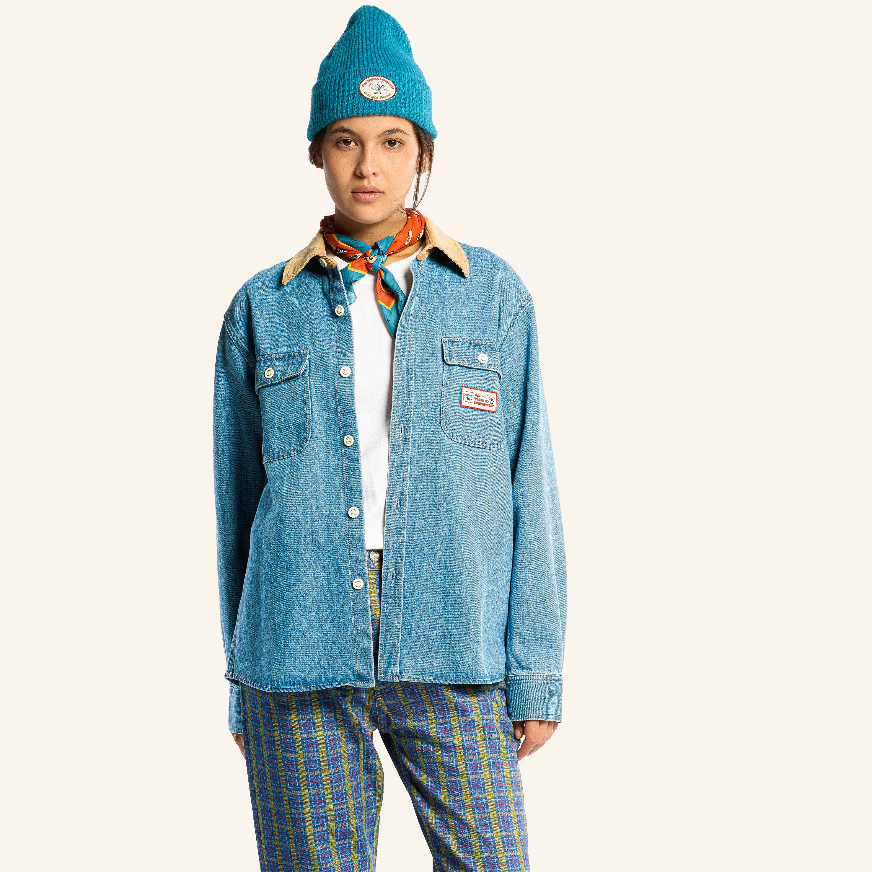 Chemise Marcel - Bleu & Blanc