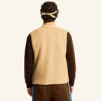 Sleeveless vest - Beige