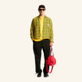 Chemise Elmer à Carreaux - Vert Jaune & Rose