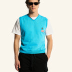 Amelia sleeveless sweater - Blue