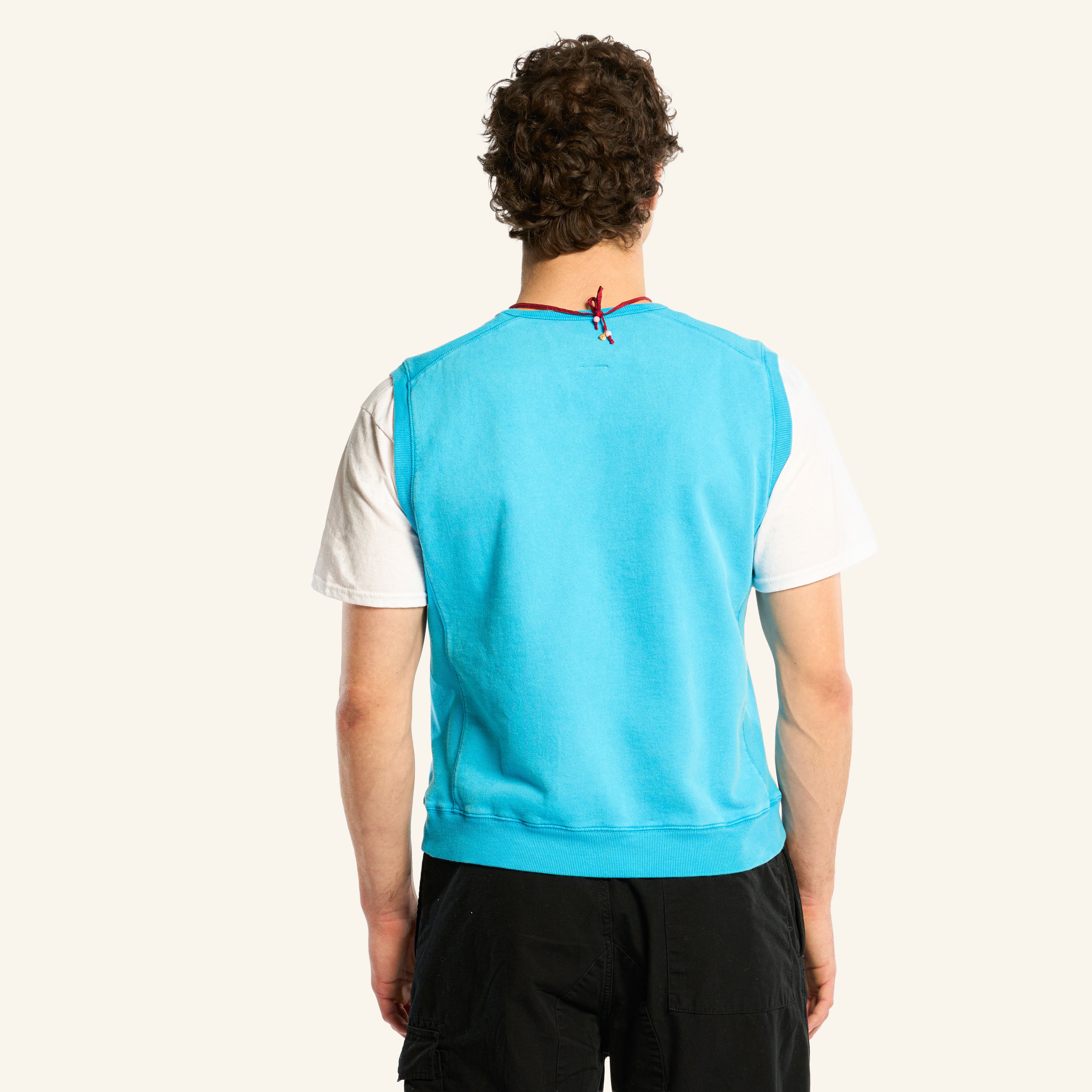 Amelia sleeveless sweater - Blue