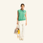 Amelia sleeveless sweater - Green