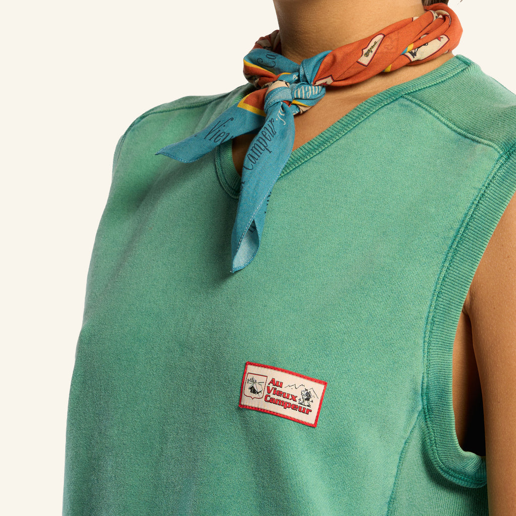 Amelia sleeveless sweater - Green