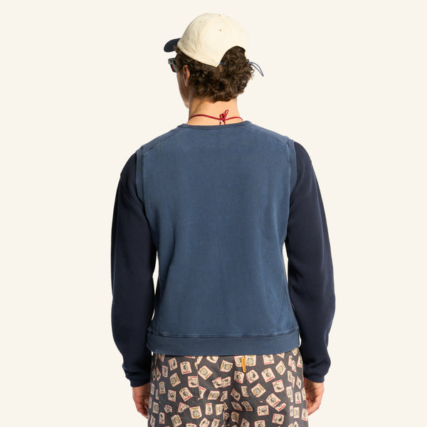 Amelia sleeveless sweater - Navy