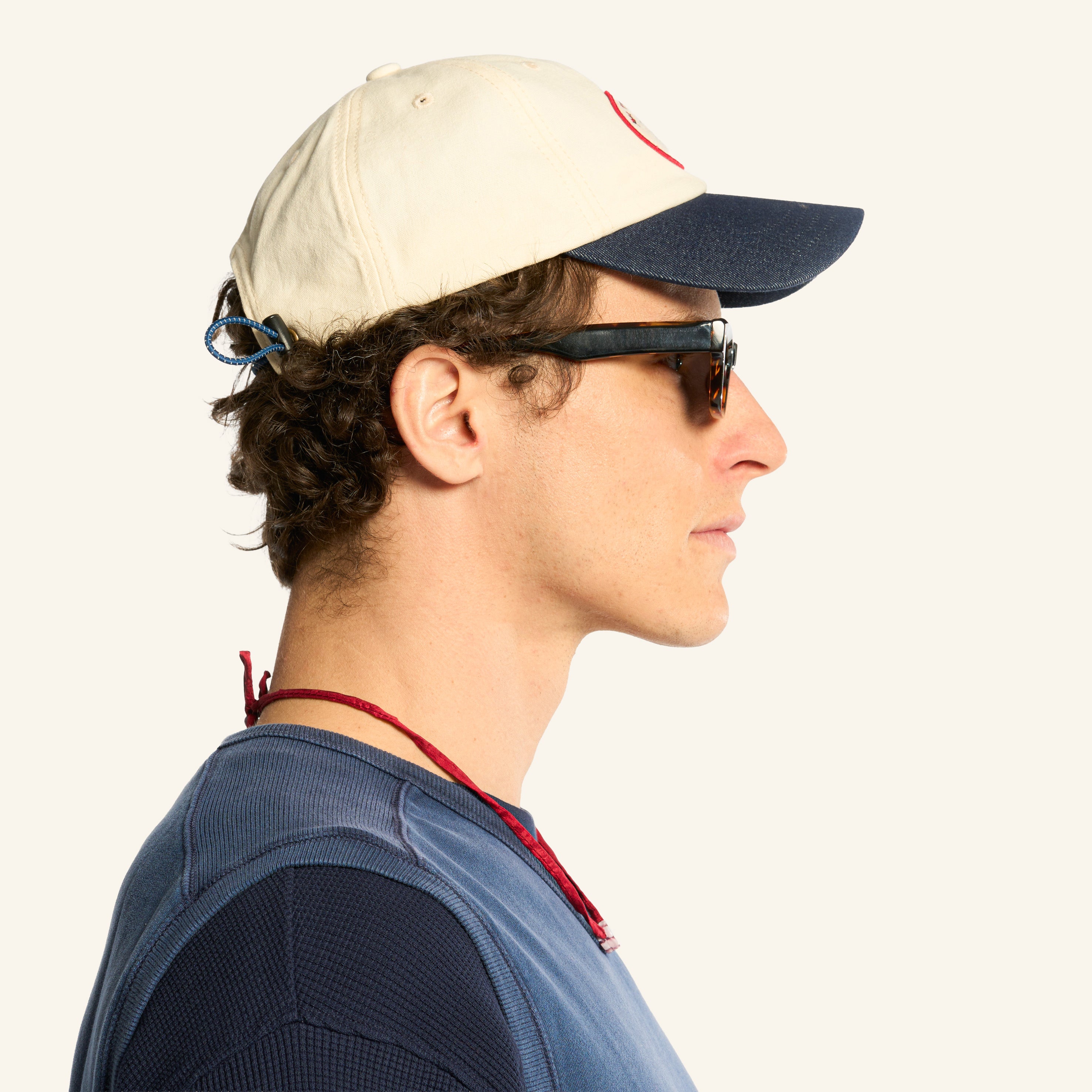 Casquette André - Bleu & Blanc