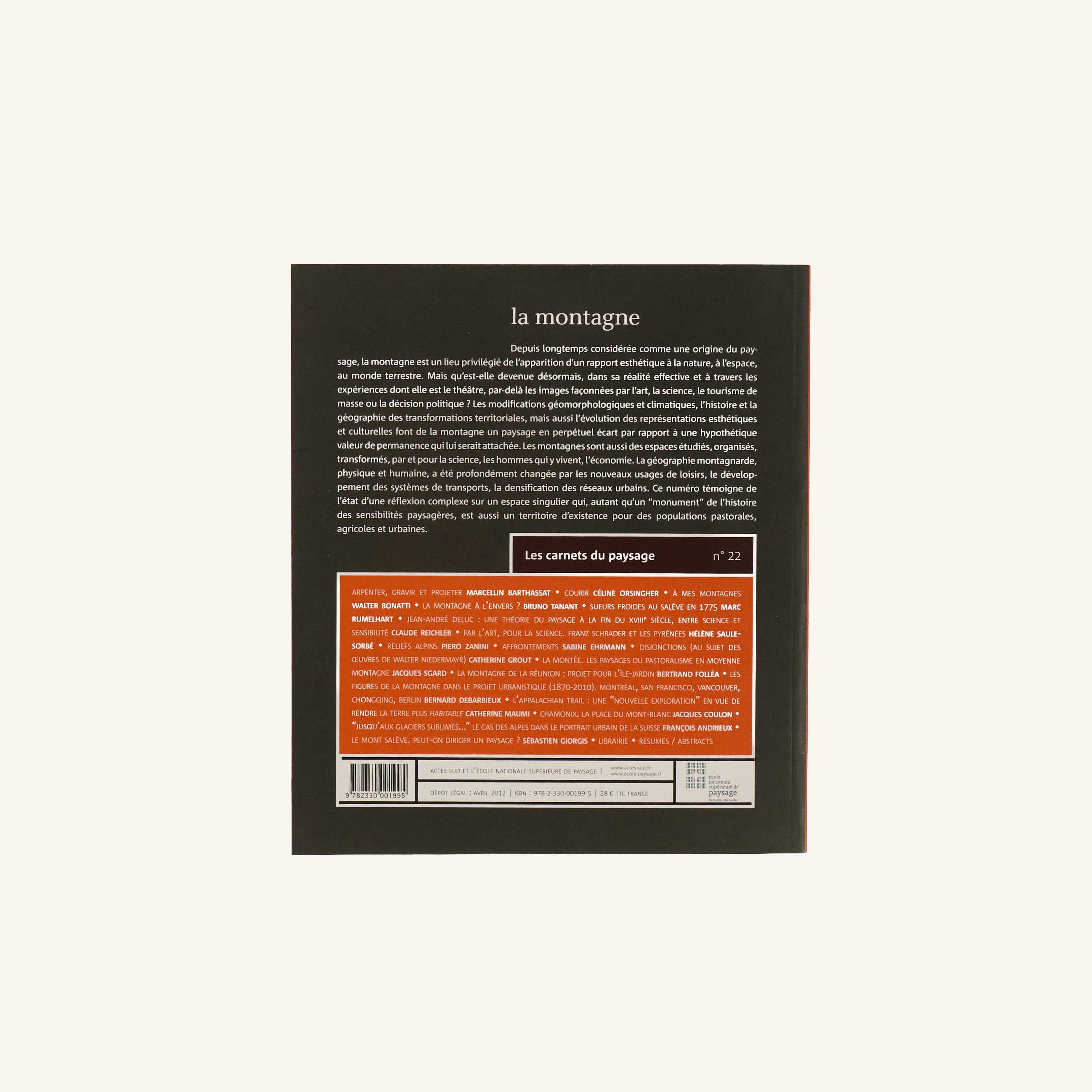 Livre - Carnets Paysages Montagne N°22