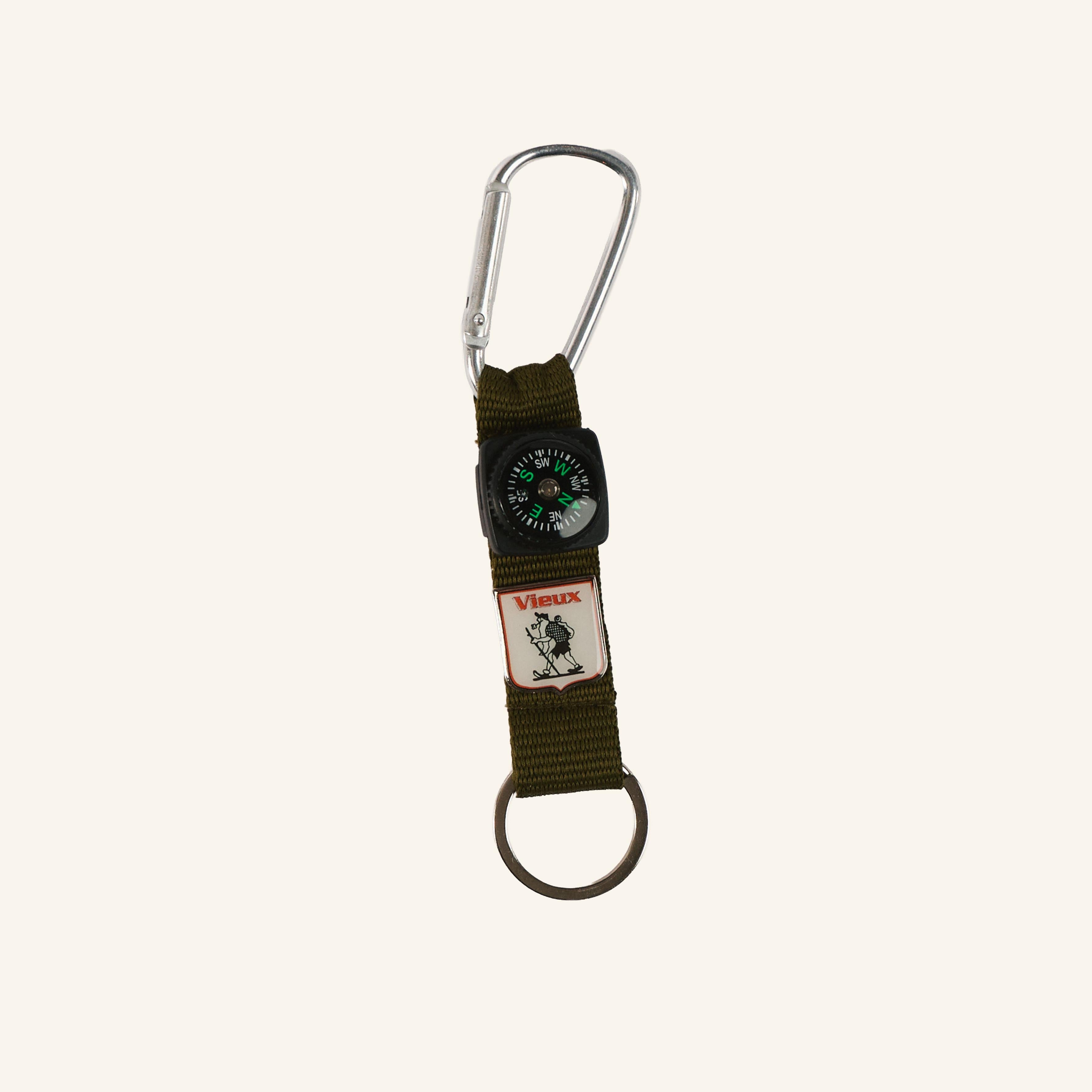 Porte-clé Mousqueton boussole