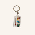 Key ring - Compass thermometer