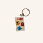 Key ring - Compass thermometer