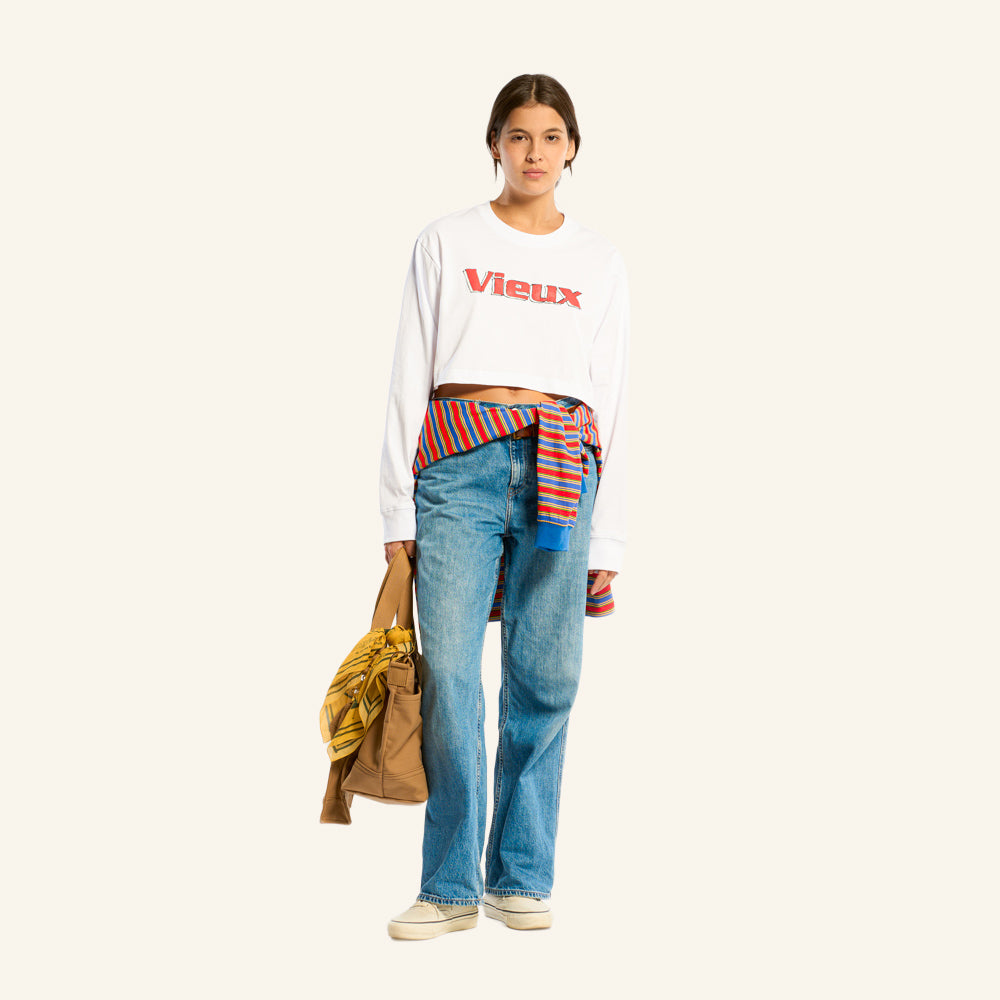 Crop Top Billie - Blanc