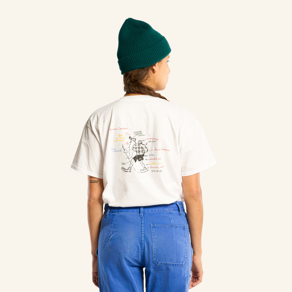 The Old Hiker Short Sleeve T-shirt - White
