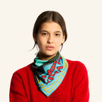 Bandana Camping - Blanc Multi