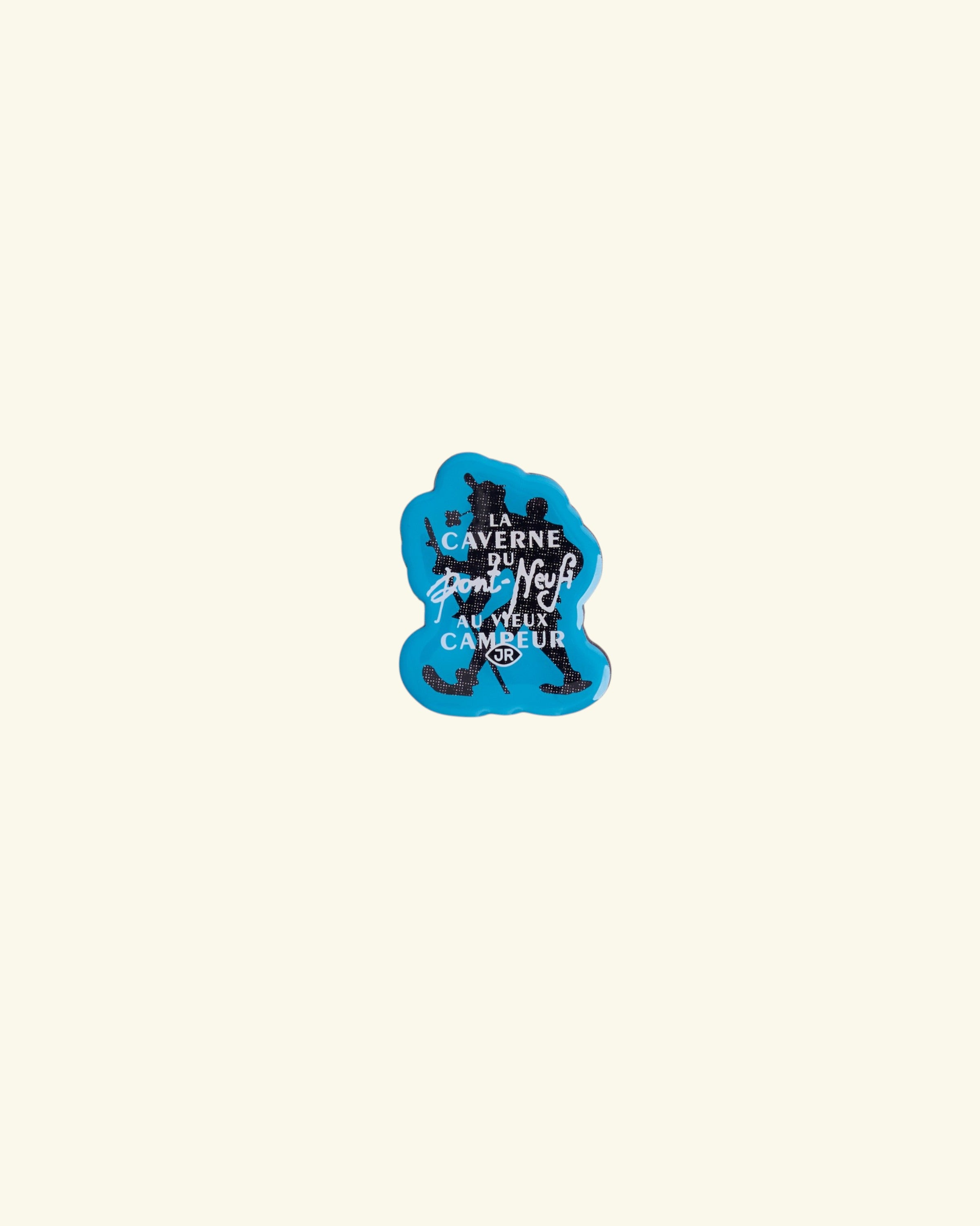 Magnet Bleu - La Caverne du Pont-Neuf x Au Vieux Campeur