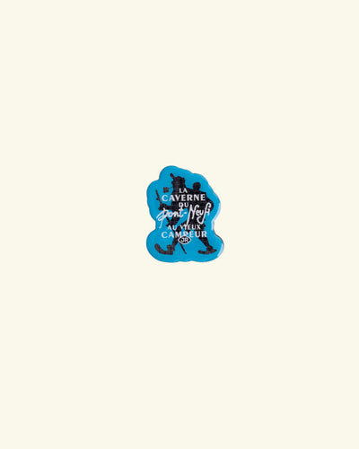 Magnet Bleu - La Caverne du Pont-Neuf x Au Vieux Campeur
