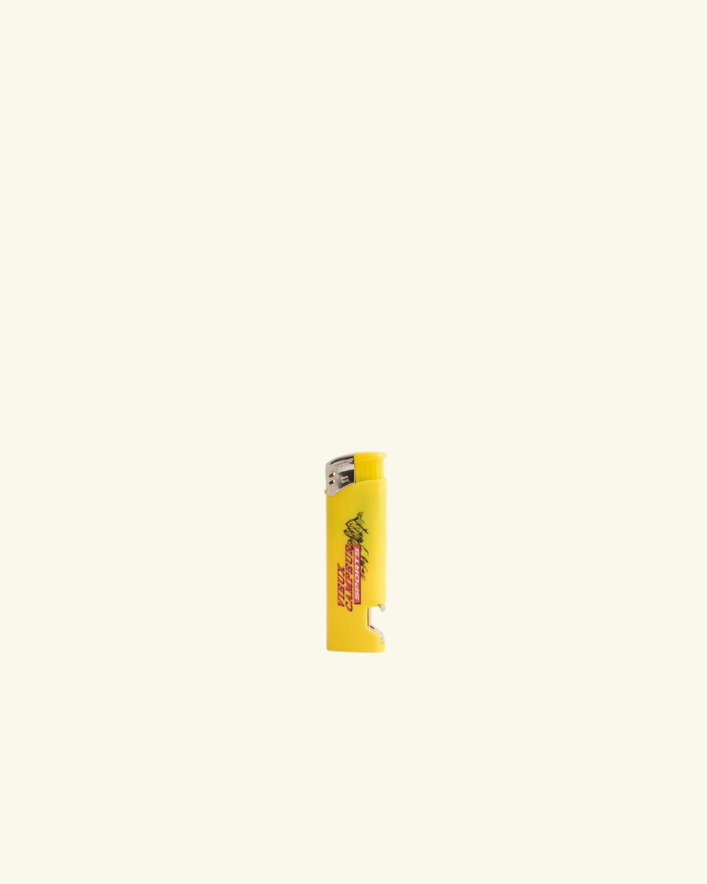 Briquet décapsuleur - Jaune