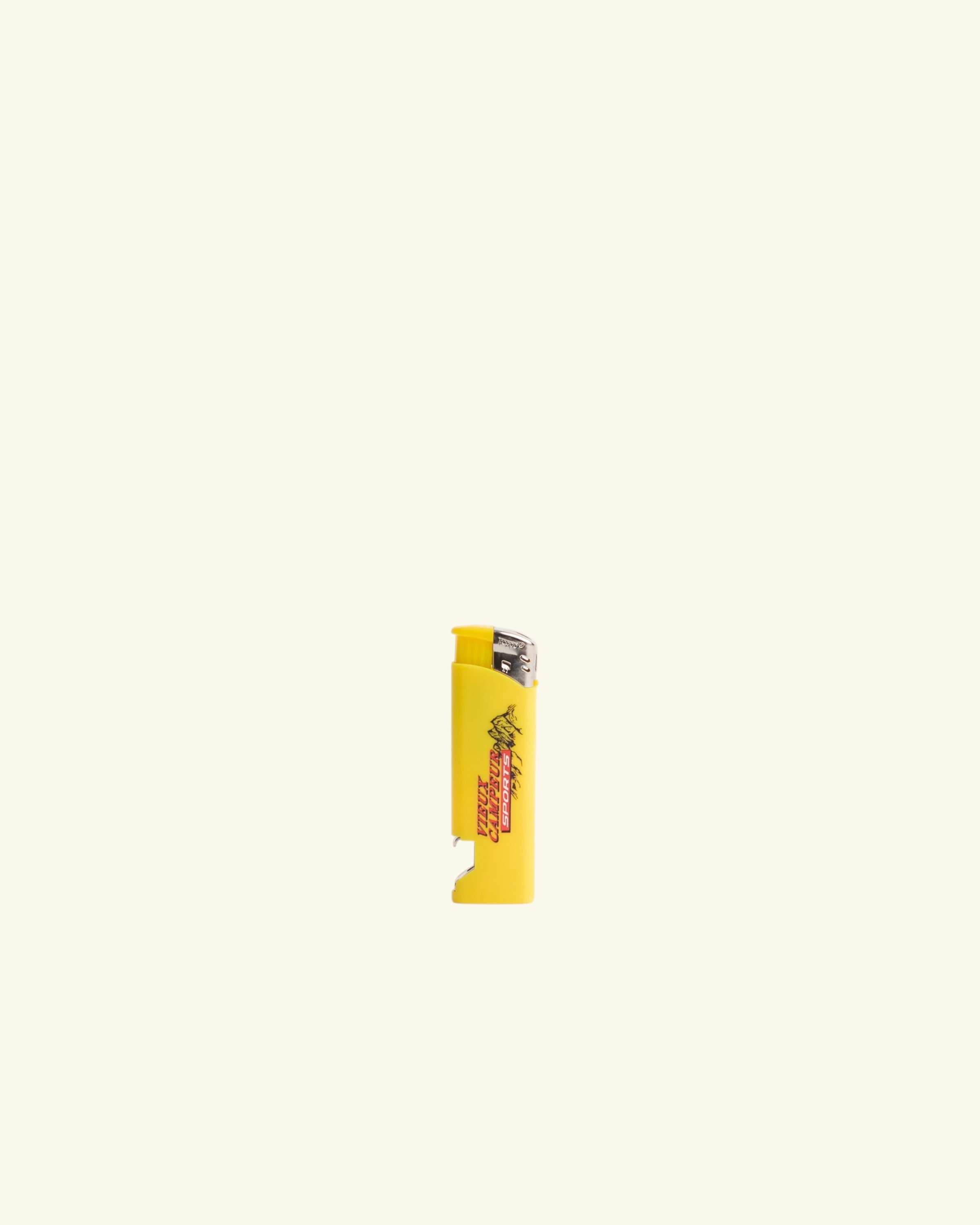 Briquet décapsuleur - Jaune