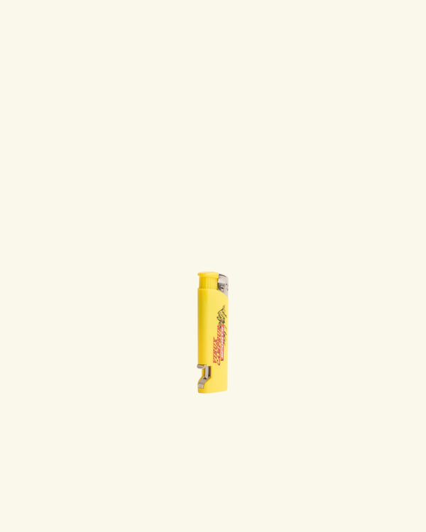 Briquet décapsuleur - Jaune