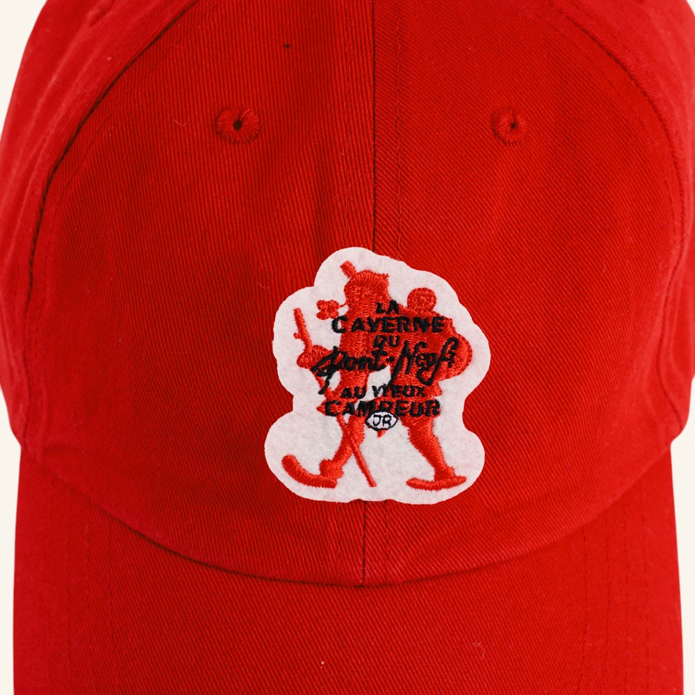 La Caverne du Pont-Neuf x Au Vieux Campeur - Casquette - Rouge