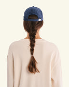 Casquette Raymond Velours - Bleu Marine