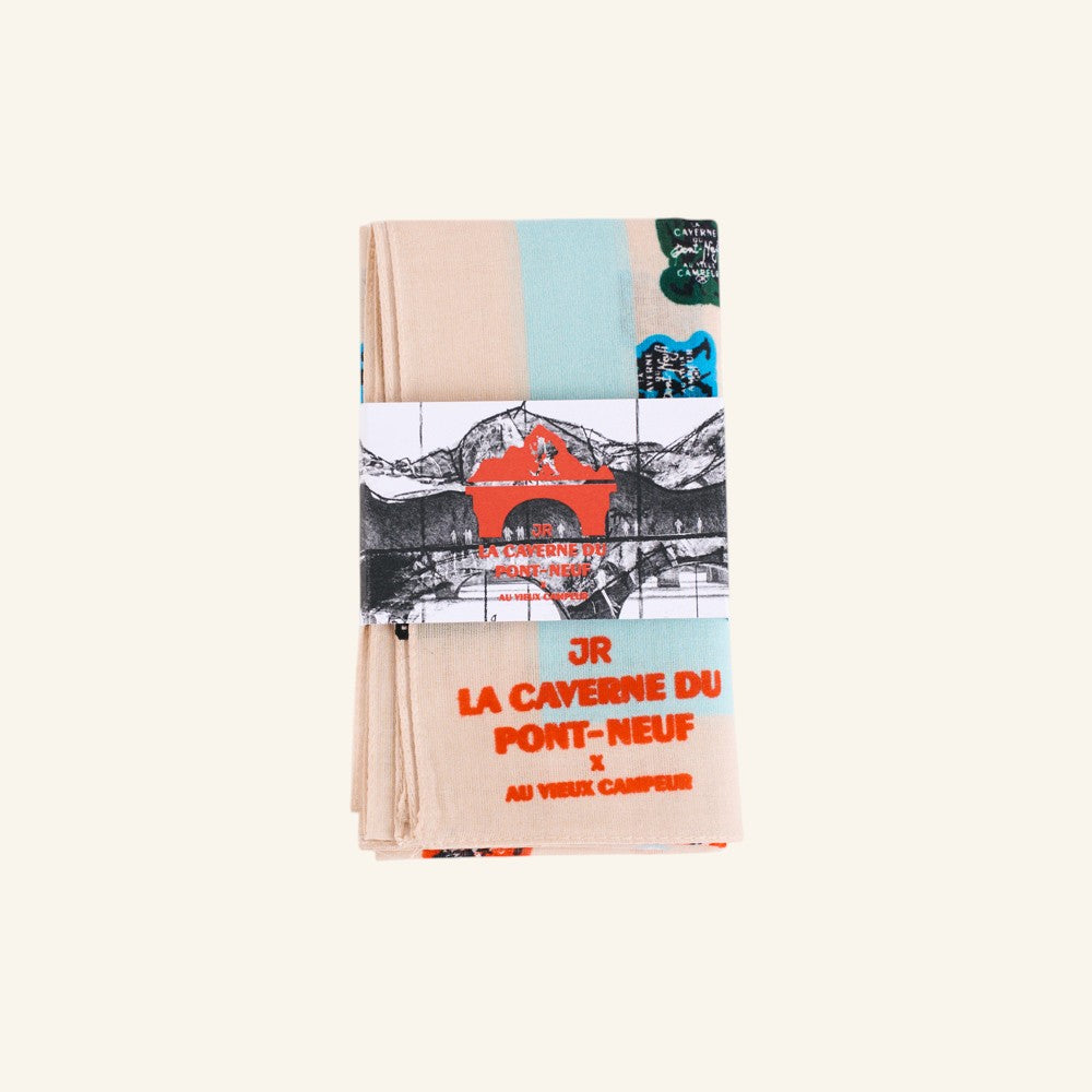 La Caverne du Pont-Neuf x Au Vieux Campeur - Bandana - Bleu