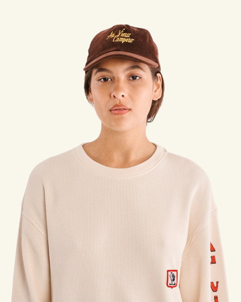 Casquette Raymond Velours - Marron