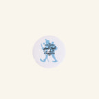 Badge Bleu & Blanc - La Caverne du Pont-Neuf x Au Vieux Campeur