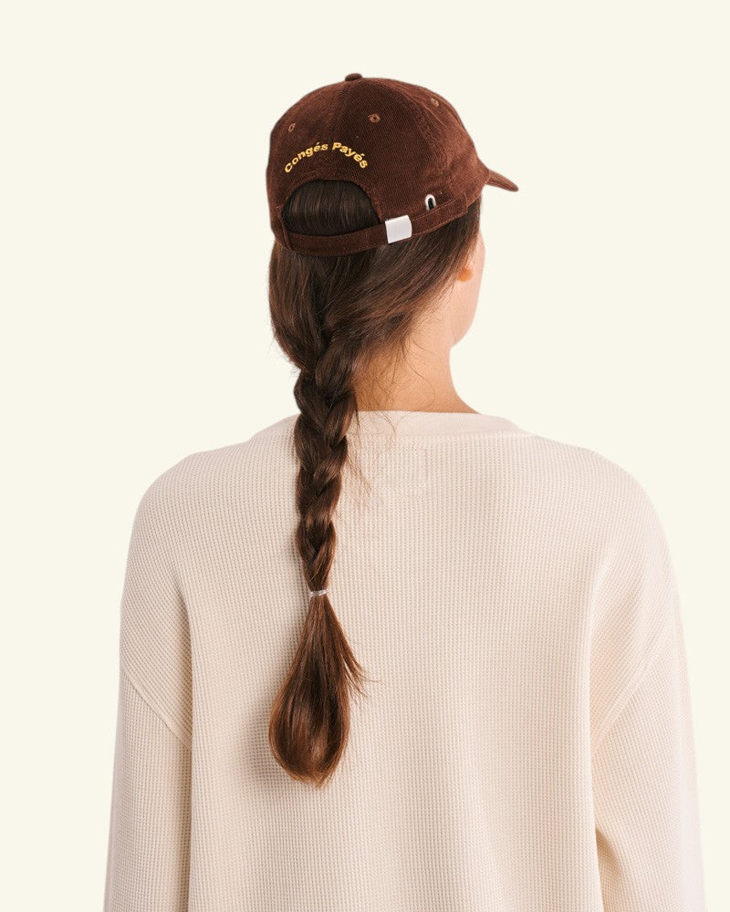 Casquette Raymond Velours - Marron