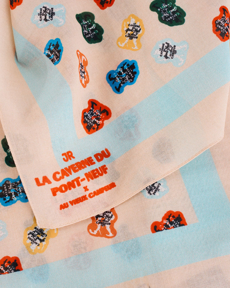La Caverne du Pont-Neuf x Au Vieux Campeur - Bandana - Bleu