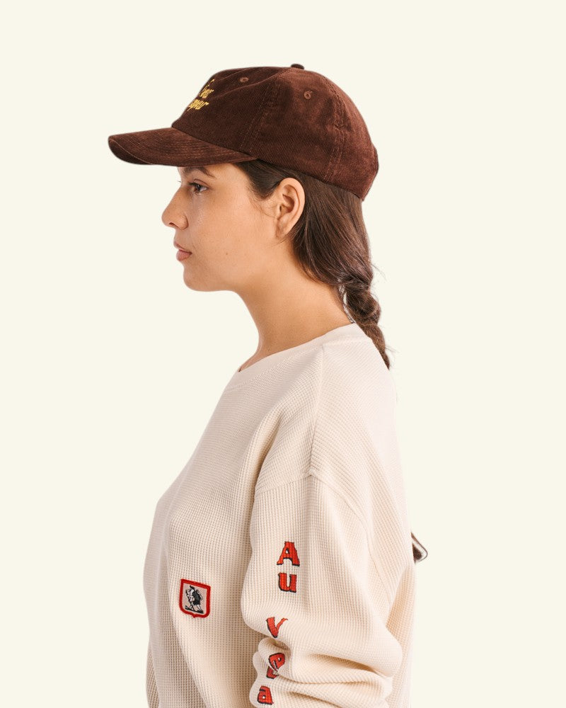 Casquette Raymond Velours - Marron
